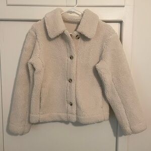 Uniqlo fleece / teddy bear jacket